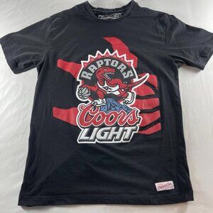 Mitchell & Ness NBA Toronto Raptors Coors Light Collaboration T-Shirt Size Large